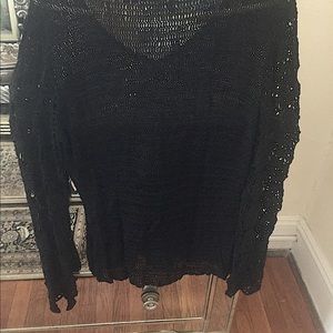 BCBG MAXAZRIA Medium Eyelet Evening Top